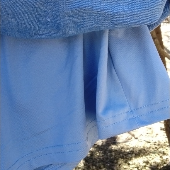 NWOT Charlie B denim embroidered skirt size 8 - Picture 7 of 12